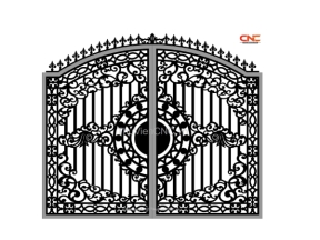 File cnc cổng 2 cánh dxf tháng 5