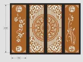 File CNC cổng chữ Tài Lộc
