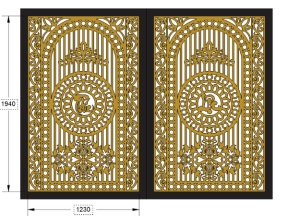 File cnc cổng phúc lộc cad