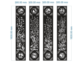 File cnc cổng tùng cúc trúc mai đại cát đại lợi