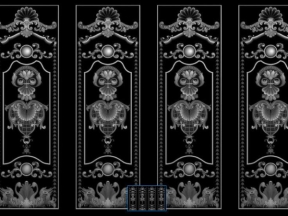 File cnc cửa tân cổ điển