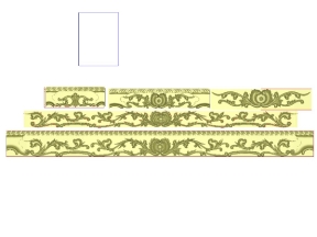 File CNC Dạ Sập Hoa lá tây đẹp trên Jdpaint