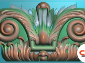 File cnc đấu cột hoa lá tây jdp