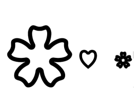 File cnc đầy đủ hoa và trái tim