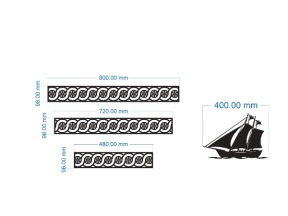 File cnc diềm mái kính dxf 2D
