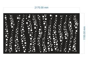 File cnc giếng trời mẫu họa tiết hình tròn to bé  đặc biệt