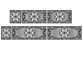 File cnc hàng rào file cad đẹp nhất dxf tháng 11