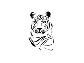 File CNC hình con hổ