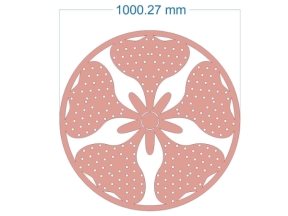 File cnc hoa 4 cánh tuyệt đẹp