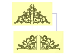 File cnc hoa góc hoa lá tây cực đẹp jdp