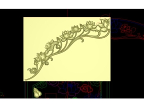 File cnc hoa hồng cửa nhôm đúc