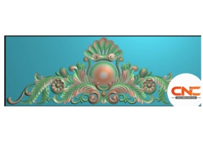 File cnc hoa lá tây cổ điên