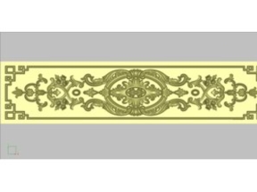 File cnc hoa lá tây ốp cột đẹp