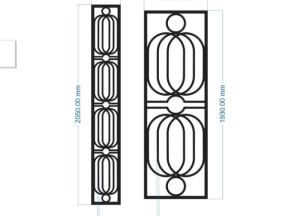 File cnc hoa văn cửa sắt sổ đơn giản