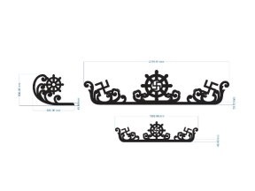 File cnc hoa văn mái đình làng