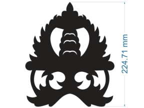 File cnc hoa văn phong cách mắt