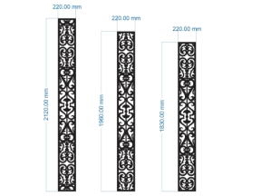 File cnc hoa văn trụ cổng mẫu đẹp