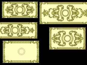 File cnc hoa văn tủ lá tây đẹp