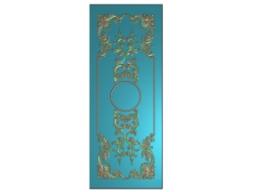 File cnc huỳnh cửa chính lá tây