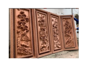 File cnc jdp tứ quý thiết kế đẹp