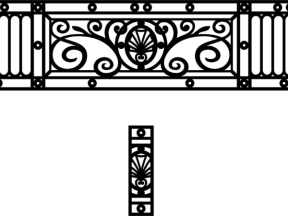 File cnc lan can 2 diện tích thiết kế dxf