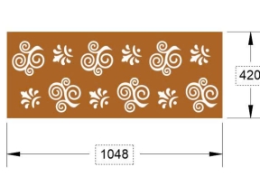 File cnc lan can mới phong cách mắt