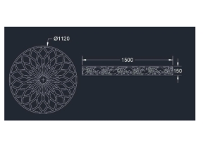 File cnc mái kính tròn và diềm