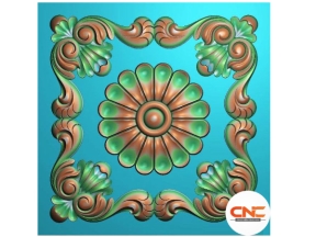 File cnc mâm trần vuông đẹp