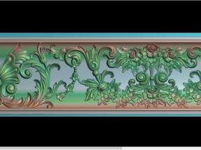 File cnc máng trần lá tây