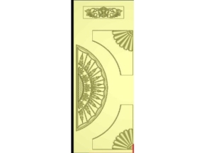File cnc mẫu cửa chính lá tây quạt
