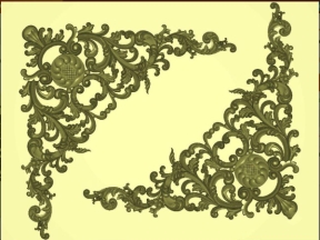 File cnc mẫu hoa góc thiết kế đẹp