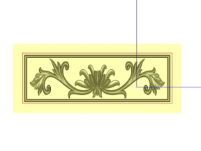 File cnc mẫu hoa lá tây thiết kế trên jdp đẹp mới