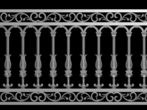 File cnc mẫu lan can hàng rào nhôm đúc