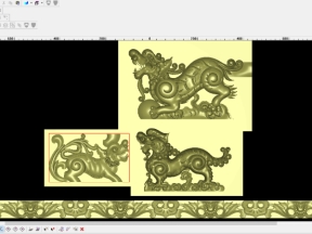 File cnc mẫu nghê và diềm dơi
