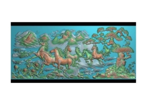 File cnc mẫu tranh mã đáo thành công