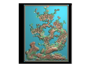 File cnc mẫu tứ quý mai