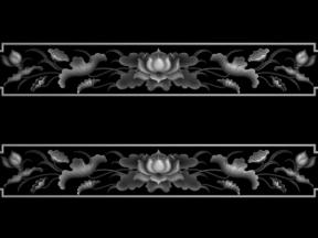 File cnc mẫu vách sen mới