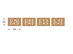 File cnc ô thoáng an khang thịnh vượng và vách mẫu họa tiết tròn
