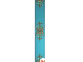File cnc ốp cột lá tây jdp
