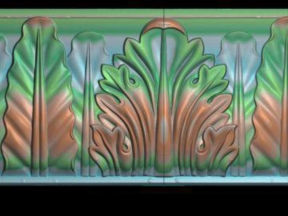 File cnc phào chỉ lá đẹp