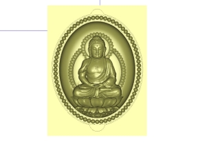 File cnc Phật Tổ Như Lai đẹp trên Jdpaint 3D