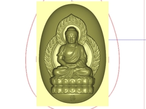 File cnc Phật Tổ thiền 3D đẹp mắt