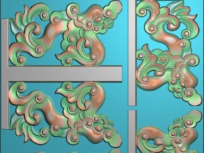 File cnc rồng góc đẹp