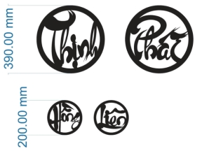 File cnc thiết kế chữ thịnh phát hồng liên