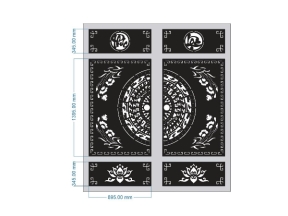 File cnc thiết kế cổng 2 cánh phúc lộc