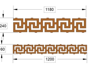 File cnc thiết kế diềm mái kính đơn giản nhất