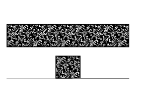 File cnc thiết kế hàng rào 2 kích thước xây dựng