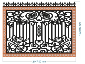 File cnc thiết kế hàng rào file cad đẹp nhất hiện nay