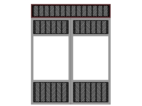 File cnc thiết kế hoa văn cổng đẹp đơn giản