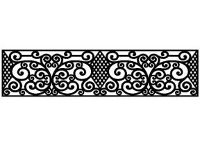File cnc thiết kế lan can 2d